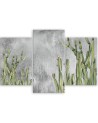 Printed living room triptych - Large desert cactus | FEEBY