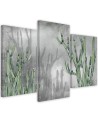 Study painting modern 3-part - Large desert cactus | FEEBY
