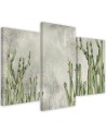 Canvas triptych - Large desert cactus | FEEBY