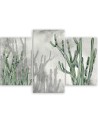 Canvas triptych Canvas print - Large desert cactus | FEEBY