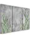 Three-part painting for bedroom - Large desert cactus | FEEBY