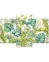 Wall art painting - Monstera leaves | FEEBY