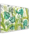 Canvas print painting - Monstera leaves | FEEBY