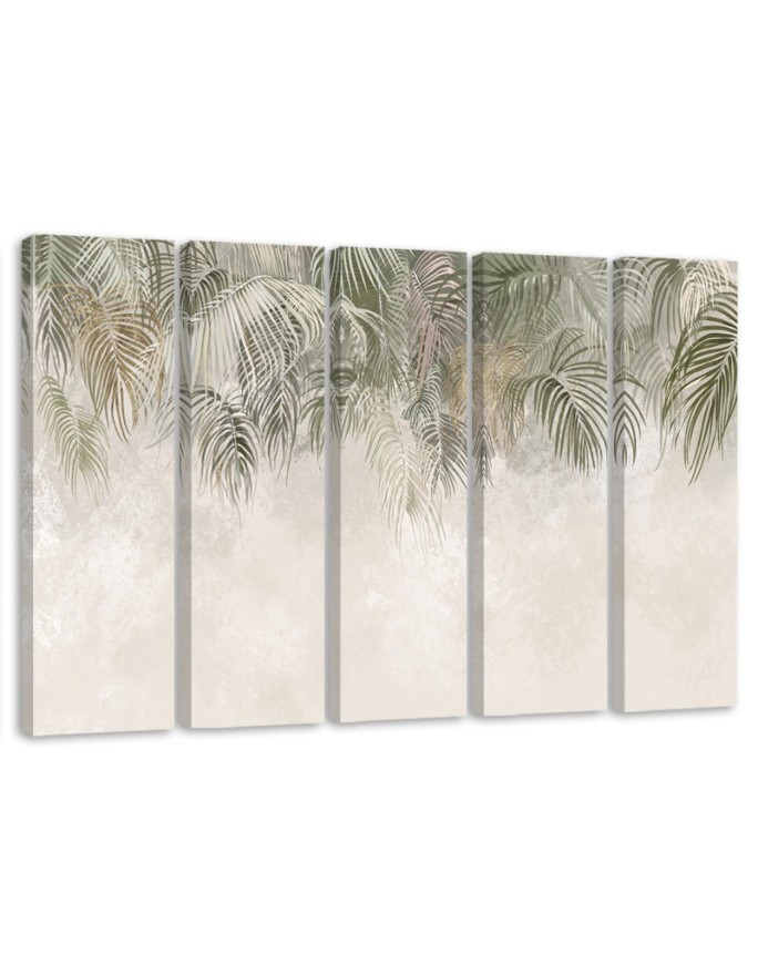 Canvas print Palm leaves