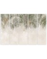 Canvas print for canvas five-piece - Palm leaves | FEEBY