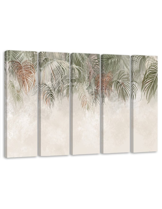 Canvas print Palm leaves