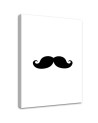 Canvas prints for modern living room - Moustache | FEEBY