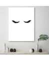 Modern wall art painting - Long eyelashes | FEEBY