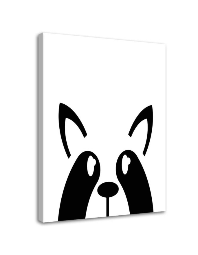 Canvas prints for children's room - Raccoon prairie dog | FEEBY
