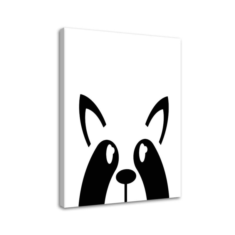 Canvas prints for children's room - Raccoon prairie dog | FEEBY