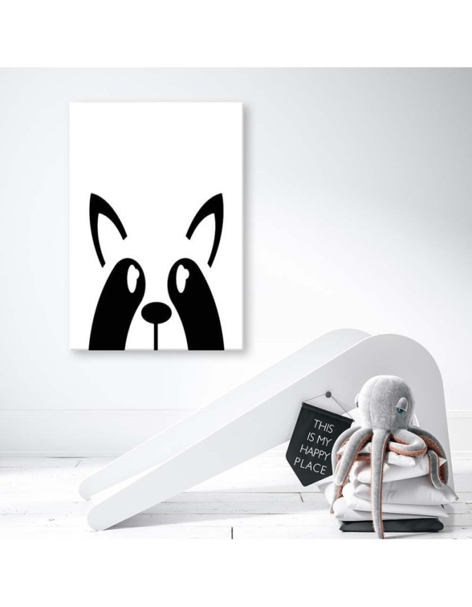 Canvas prints for children's room - Raccoon prairie dog | FEEBY
