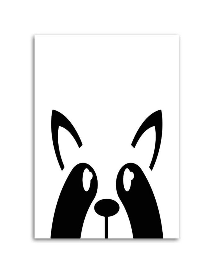 Canvas prints for children's room - Raccoon prairie dog | FEEBY