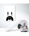 Children's room print Canvas prints - Contrasting hare | FEEBY