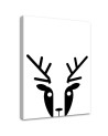 Canvas prints for a child's room print - Contrasting deer | FEEBY
