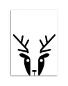 Canvas prints for a child's room print - Contrasting deer | FEEBY