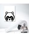 Kids room canvas print - Contrasting panda | FEEBY