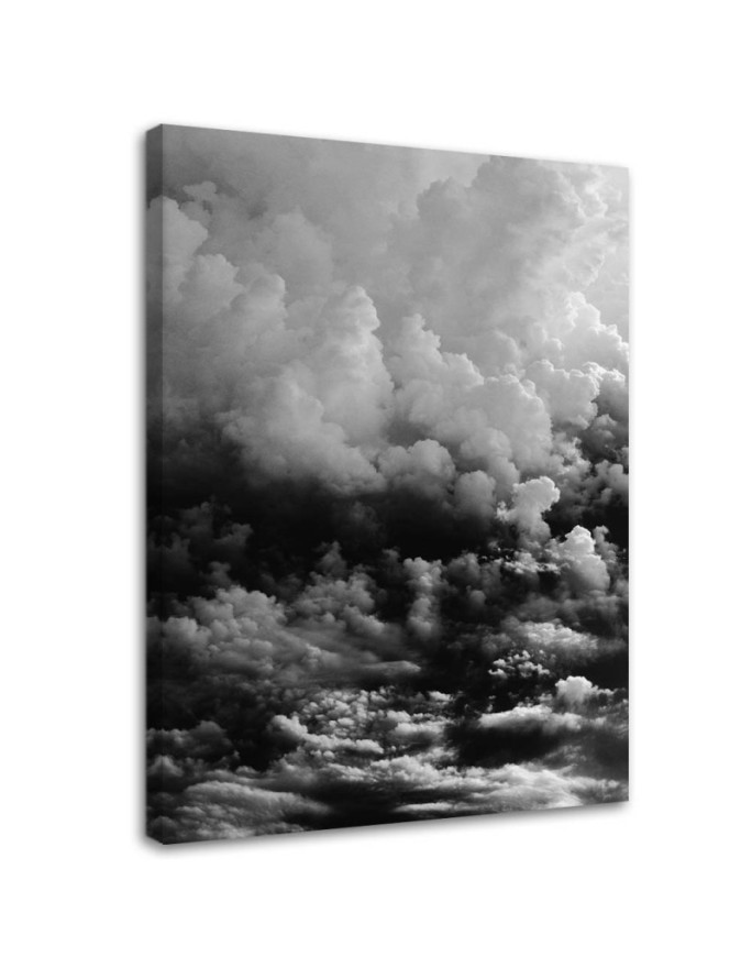 Canvas prints for living room canvas print - Black clouds | FEEBY