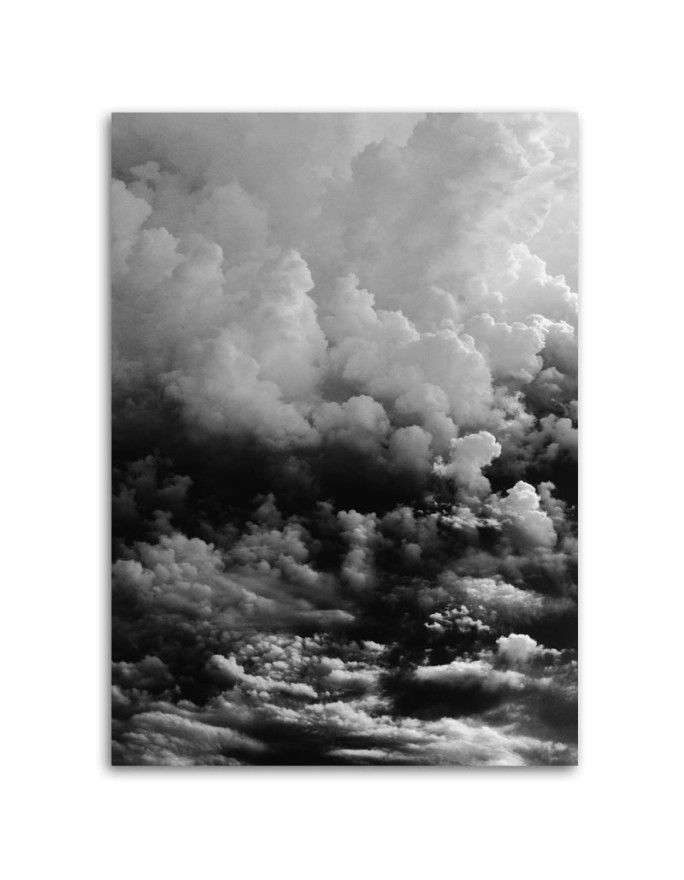 Canvas prints for living room canvas print - Black clouds | FEEBY