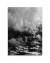 Canvas prints for living room canvas print - Black clouds | FEEBY