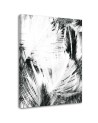 Wall art painting for living room - Black and white abstraction | FEEBY