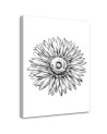 Print Canvas prints for bedroom - Flower sketch | FEEBY