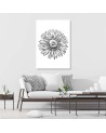 Print Canvas prints for bedroom - Flower sketch | FEEBY