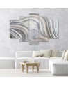 Five-piece canvas print - Dance of greys | FEEBY