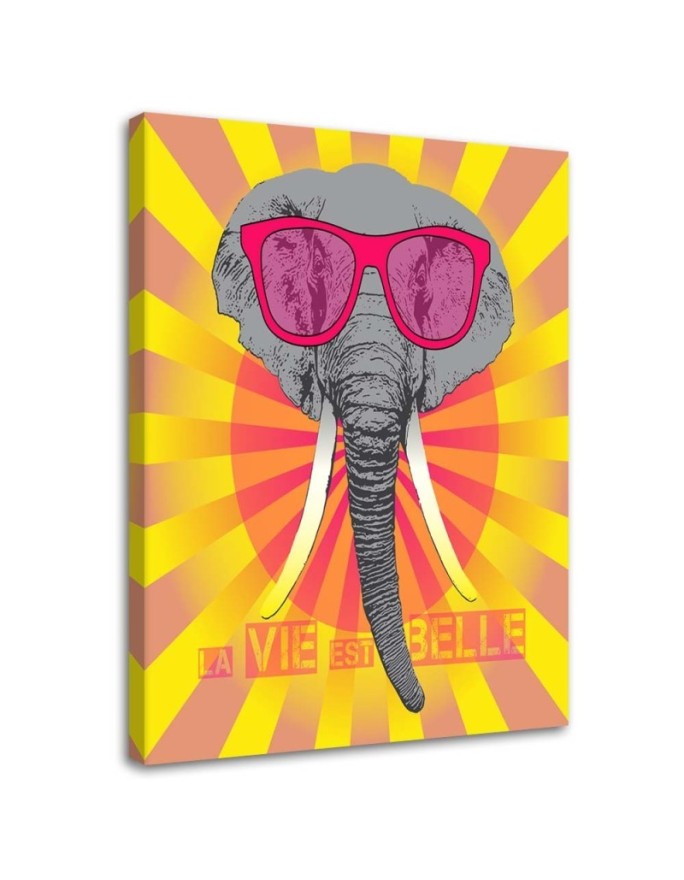 Canvas print Elephant with...