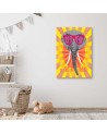 Canvas prints for a teen room - Elephant in glasses | FEEBY