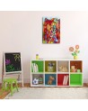 Kids Room wall art Canvas - Colourful town | FEEBY