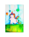 Decorative Wrapped Canvas painting for children's room - Unicorn | FEEBY
