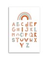 Nursery Art Prints Canvas painting - Alphabet | FEEBY
