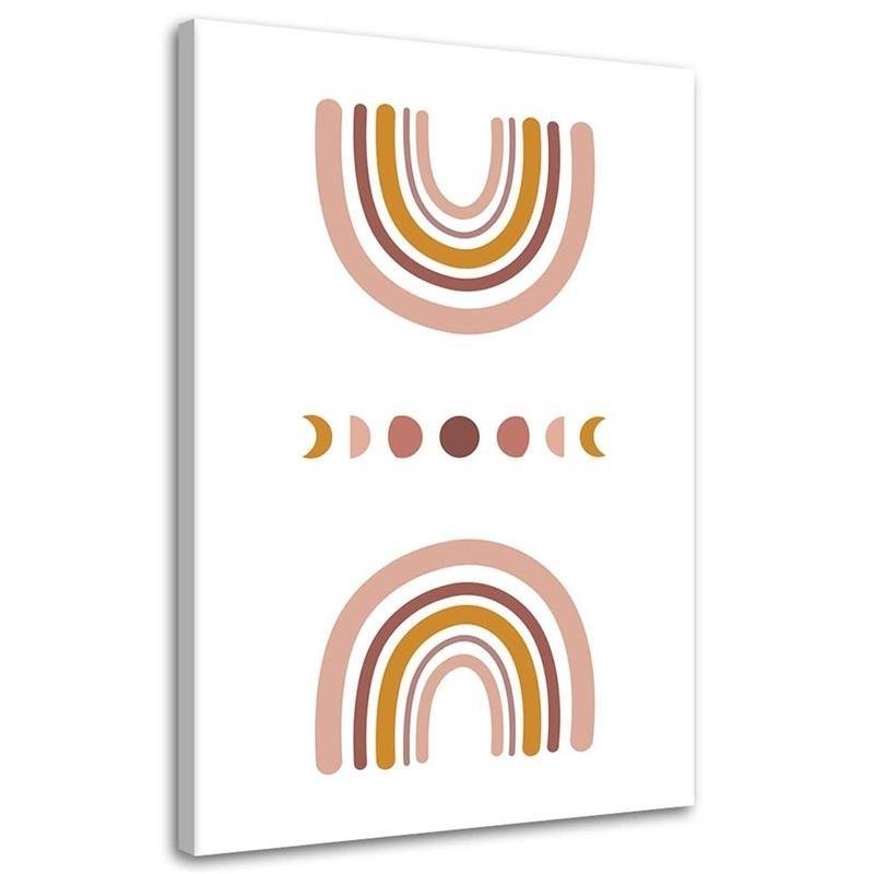 Modern Canvas painting for children's room - Rainbow | FEEBY