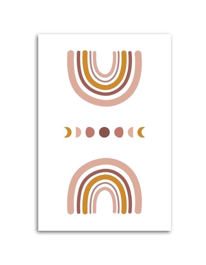 Modern Canvas painting for children's room - Rainbow | FEEBY