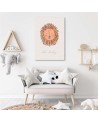 Prints on Canvas for children's room - Enchanted lion | FEEBY