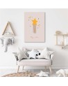 Child's room canvas print - Enchanted star | FEEBY