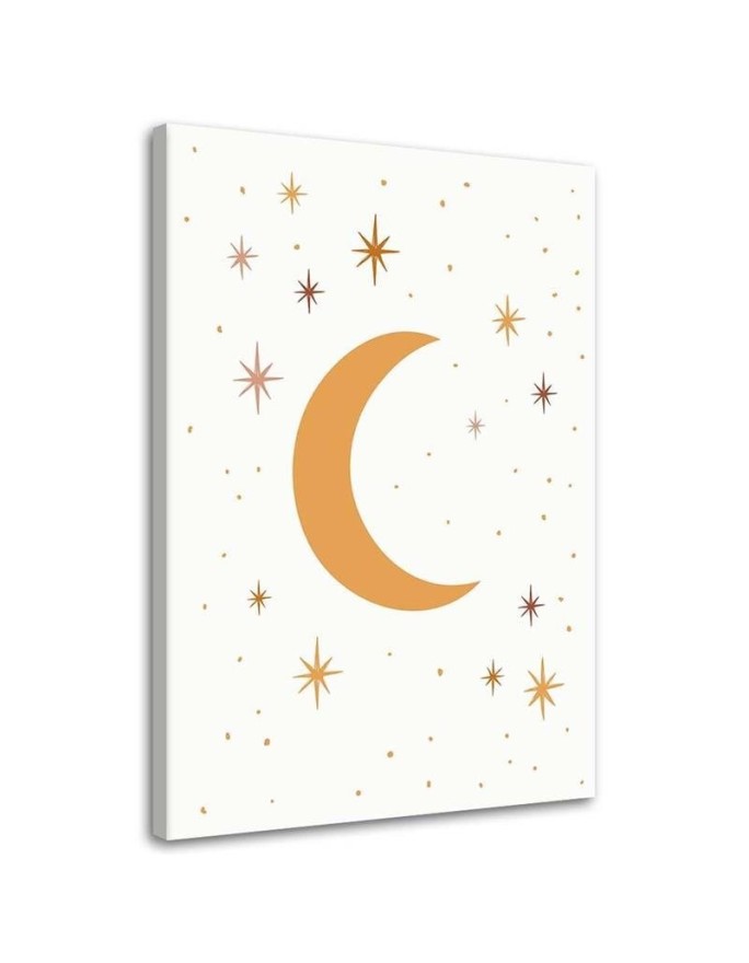 Modern painting for children's room - Starry night.| FEEBY