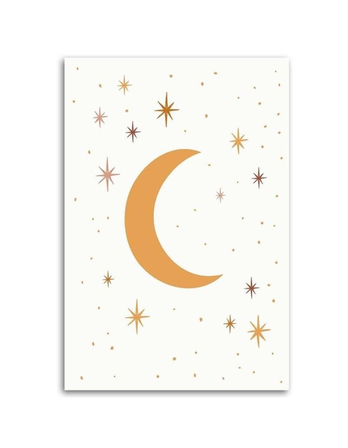Modern painting for children's room - Starry night.| FEEBY