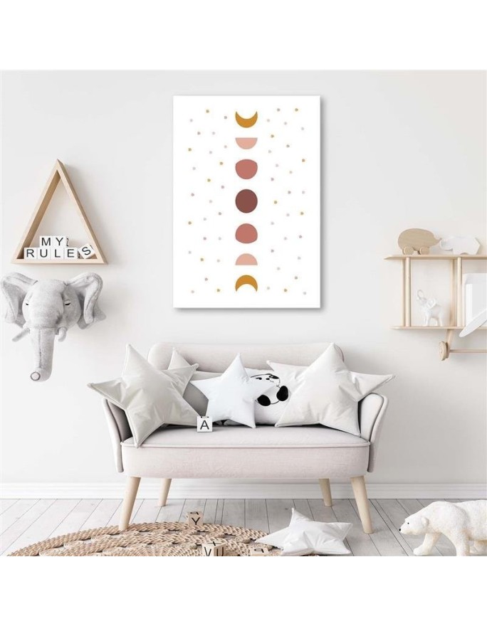 Canvas prints for boy and girl - Moon composition | FEEBY
