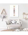 Canvas prints for boy and girl - Moon composition | FEEBY