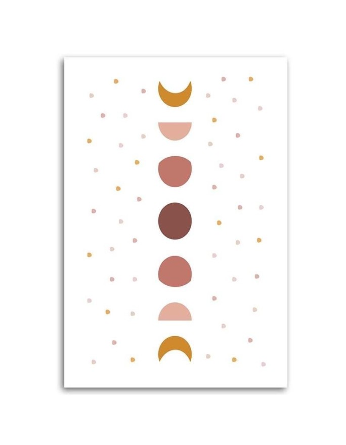 Canvas prints for boy and girl - Moon composition | FEEBY