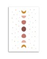 Canvas prints for boy and girl - Moon composition | FEEBY