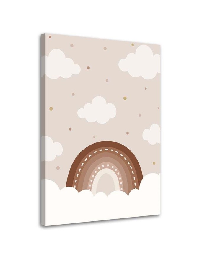 Canvas prints for children's room - Clouds over the rainbow | FEEBY