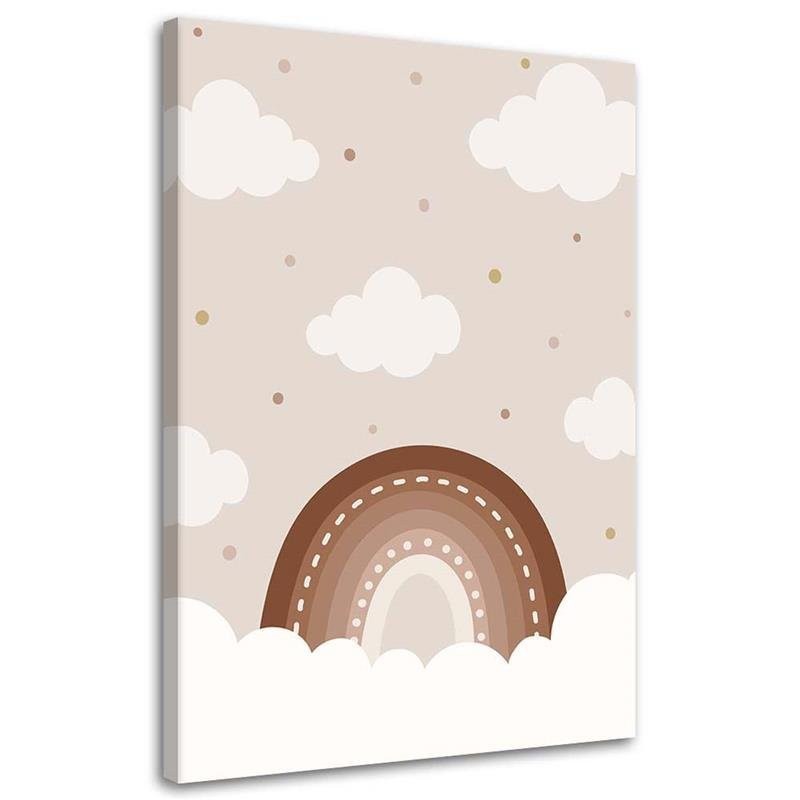 Canvas prints for children's room - Clouds over the rainbow | FEEBY