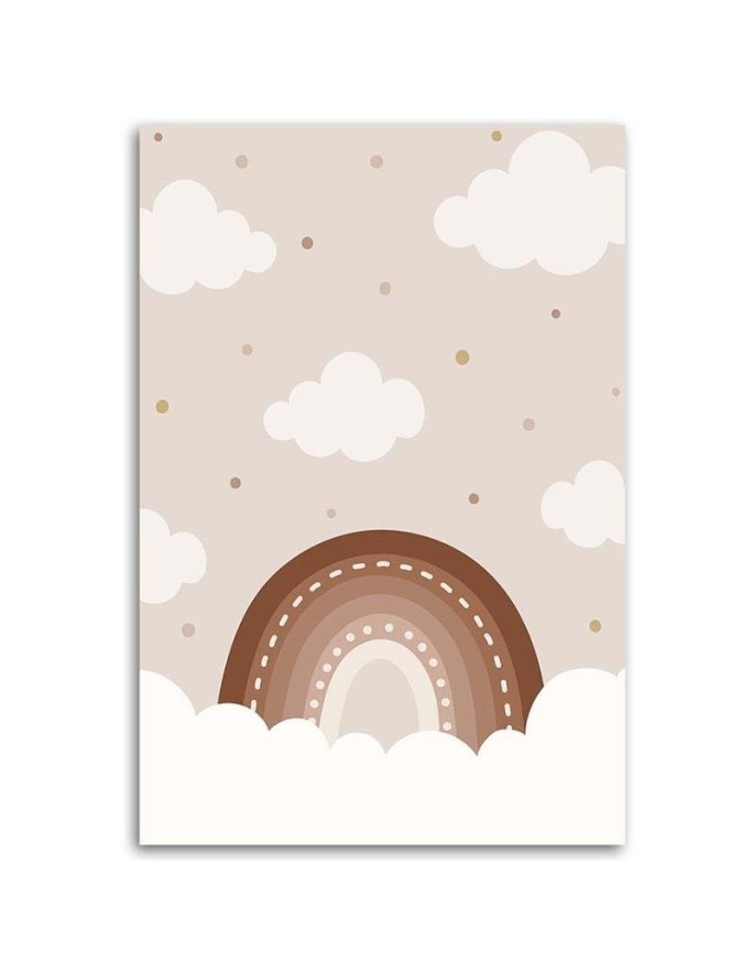 Canvas prints for children's room - Clouds over the rainbow | FEEBY
