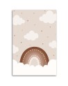 Canvas prints for children's room - Clouds over the rainbow | FEEBY