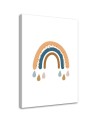 Printed modern pictures on Canvas for children's room - Rainbow weather | FEEBY