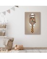 Pictures on Canvas for youth room - Bear with cigar | FEEBY