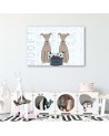 Canvas prints for children's room print on canvas - Dog bone | FEEBY