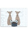 Canvas prints for children's room print on canvas - Dog bone | FEEBY